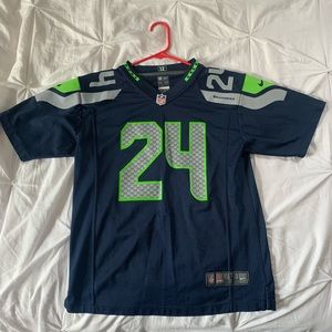 Seattle Seahawks LYNCH Jersey - boys large (14-16)
